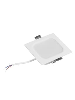 Светильник встраиваемый «Даунлайт», светодиодный, 5 Вт, 4000K, 475 Лм, 220 В, 90×25 мм, квадратный, белый