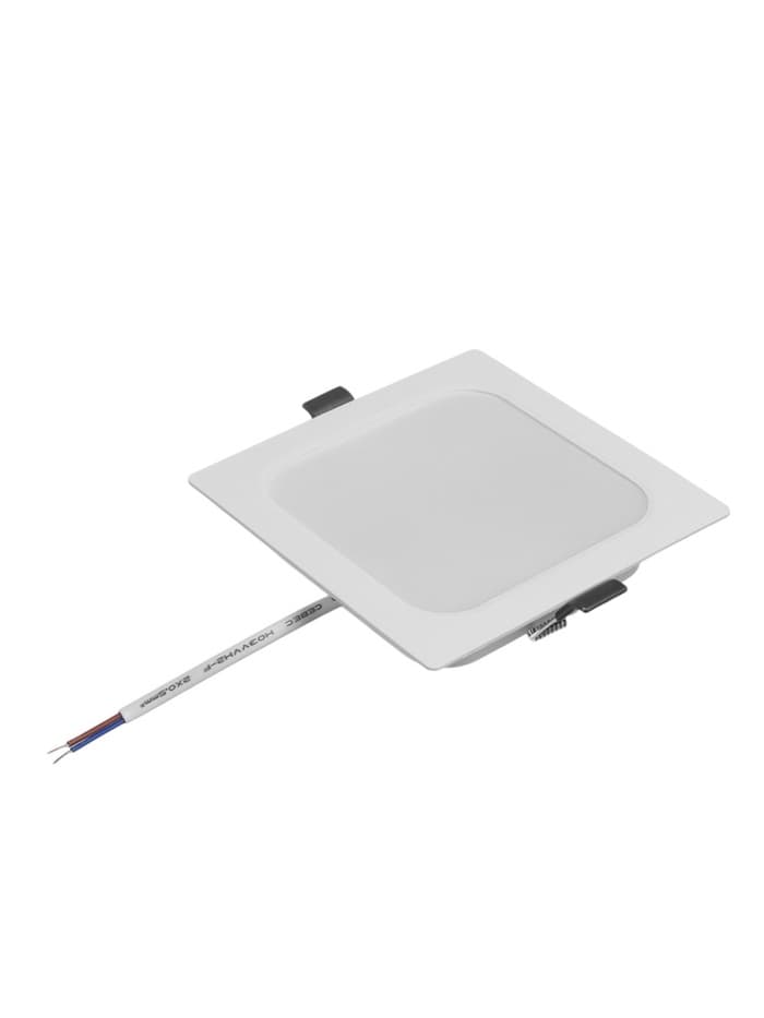 Светильник встраиваемый «Даунлайт», светодиодный, 9 Вт, 4000K, 855 Лм, 220 В, 119×26 мм, квадратный, белый