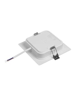 Светильник встраиваемый «Даунлайт», светодиодный, 9 Вт, 4000K, 855 Лм, 220 В, 119×26 мм, квадратный, белый