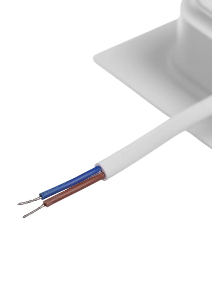 Светильник встраиваемый «Даунлайт», светодиодный, 9 Вт, 4000K, 855 Лм, 220 В, 119×26 мм, квадратный, белый