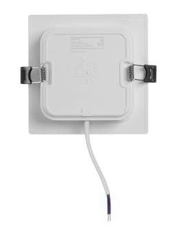 Светильник встраиваемый «Даунлайт», светодиодный, 9 Вт, 4000K, 855 Лм, 220 В, 119×26 мм, квадратный, белый