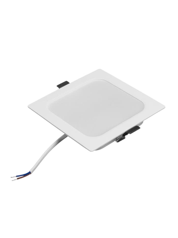 Светильник встраиваемый «Даунлайт», светодиодный, 9 Вт, 6500K, 855 Лм, 220 В, 119×26 мм, квадратный, белый