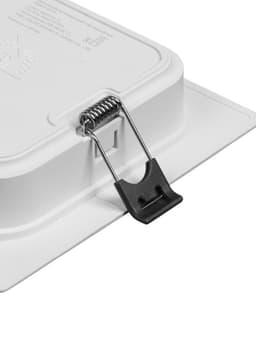 Светильник встраиваемый «Даунлайт», светодиодный, 9 Вт, 6500K, 855 Лм, 220 В, 119×26 мм, квадратный, белый