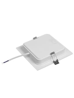 Светильник встраиваемый «Даунлайт», светодиодный, 12 Вт, 6500K, 1140 Лм, 220 В, 150×27 мм, квадратный, белый