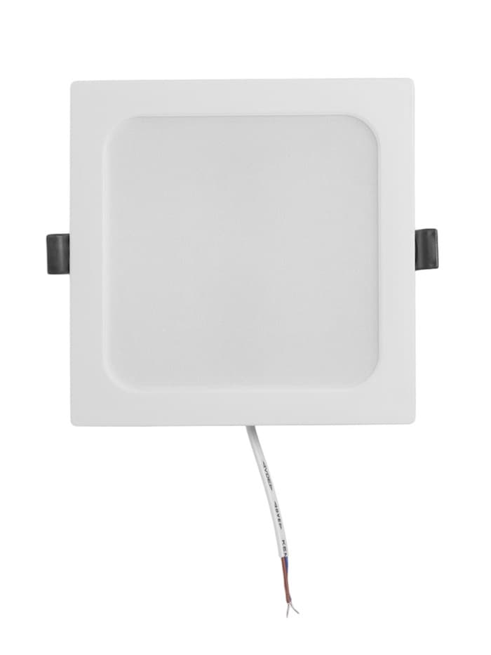 Светильник встраиваемый «Даунлайт», светодиодный, 12 Вт, 6500K, 1140 Лм, 220 В, 150×27 мм, квадратный, белый