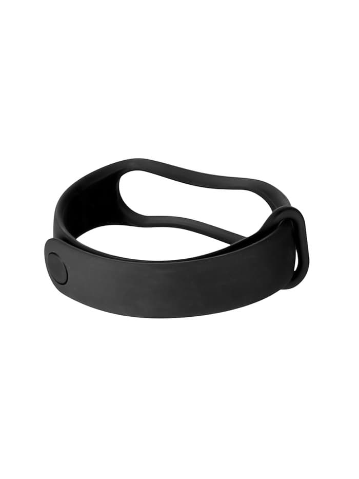 Ремешок для фитнес-браслета Mi Band 5/6/7 Luazon, чёрный