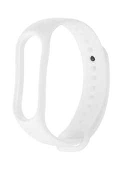 Ремешок для фитнес-браслета Mi Band 5/6/7 Luazon, белый