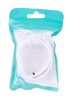 Ремешок для фитнес-браслета Mi Band 5/6/7 Luazon, белый