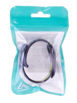 Ремешок для фитнес-браслета Mi Band 8/9 Luazon, с перфорацией, чёрный, зелёный