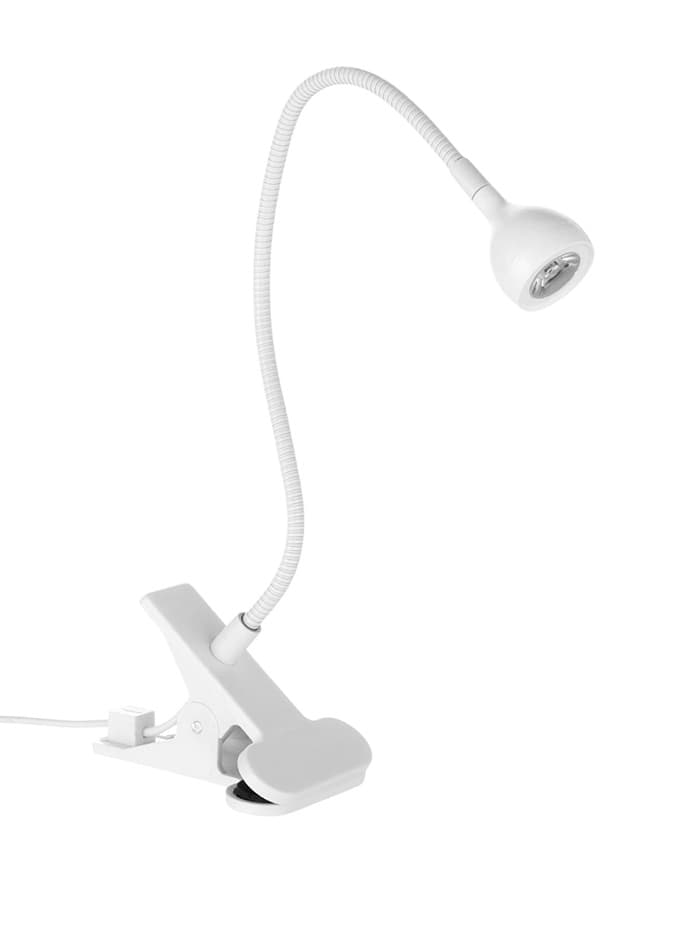 Лампа для маникюра, LED, на прищепке, 1 диод, 3 Вт, USB, белая