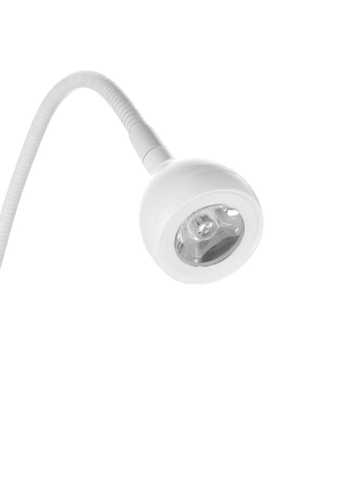 Лампа для маникюра, LED, на прищепке, 1 диод, 3 Вт, USB, белая