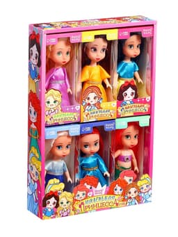 Куклы Happy Valley «Маленькие принцессы», набор 6 шт., 13 см