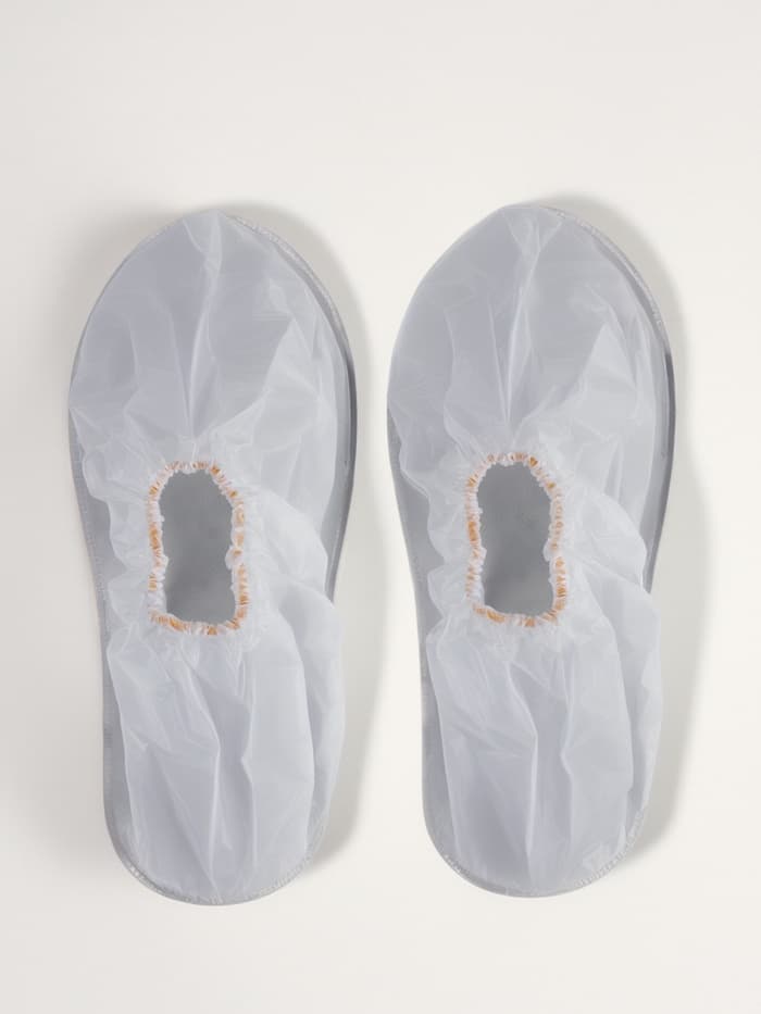 Чехлы для обуви, р-р M (37-40), 29 см, пара, серые