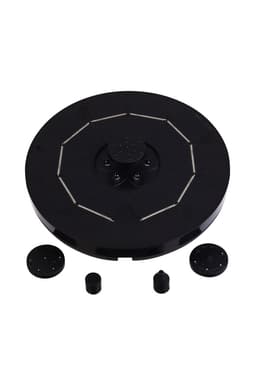 Фонтан садовый JT-180-6LED, 7 Вт, h=55 см, 180 л/ч, на солнечной батарее, LED - подсветка