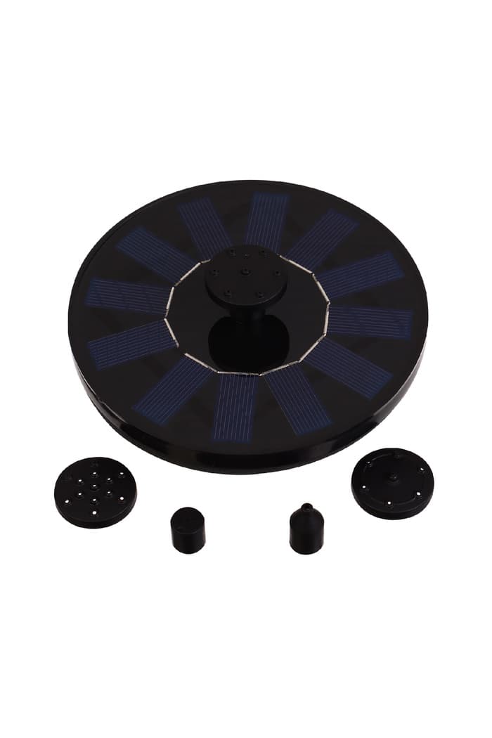 Фонтан садовый JT-130F1, 7 Вт, h=55 см, 150 л/ч, на солнечной батарее