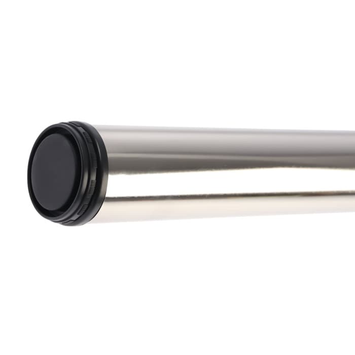 Опора мебельная, барная, ТУНДРА, 60×1100 мм, цвет сатин никель