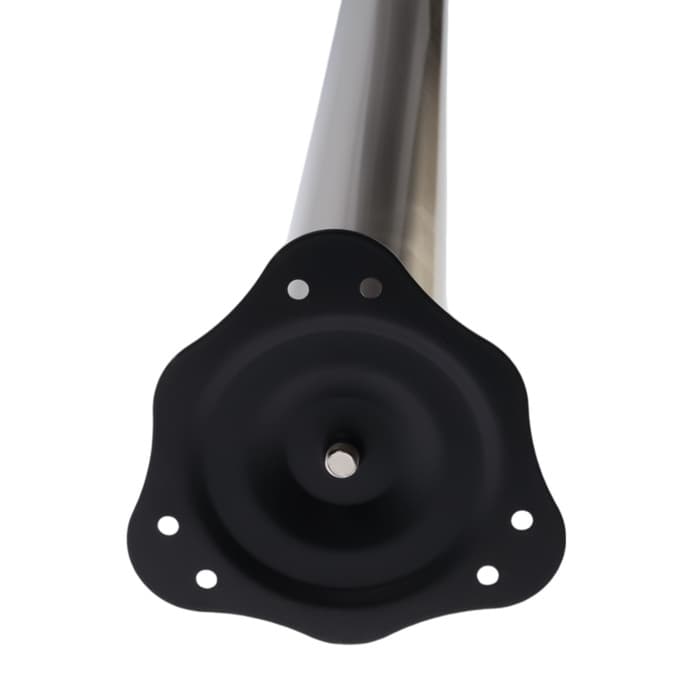 Опора мебельная, барная, ТУНДРА, 60×1100 мм, цвет сатин никель