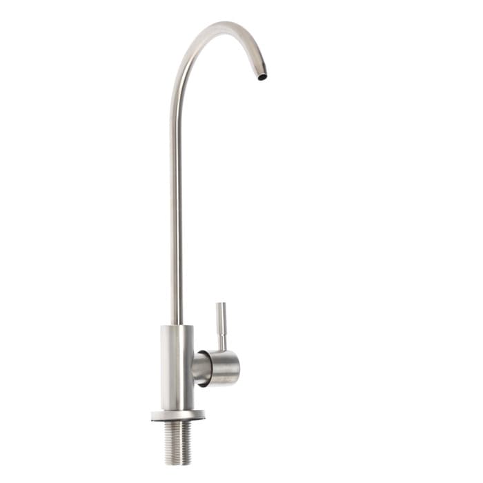 Кран для всех видов бытовых фильтров ZEIN К-04, нержавеющая сталь, сатин