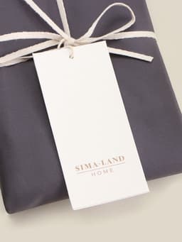 Наволочка SL Home Graphite 300ТС, 70×70+3 см, сатин, хлопок 100%, графитовая