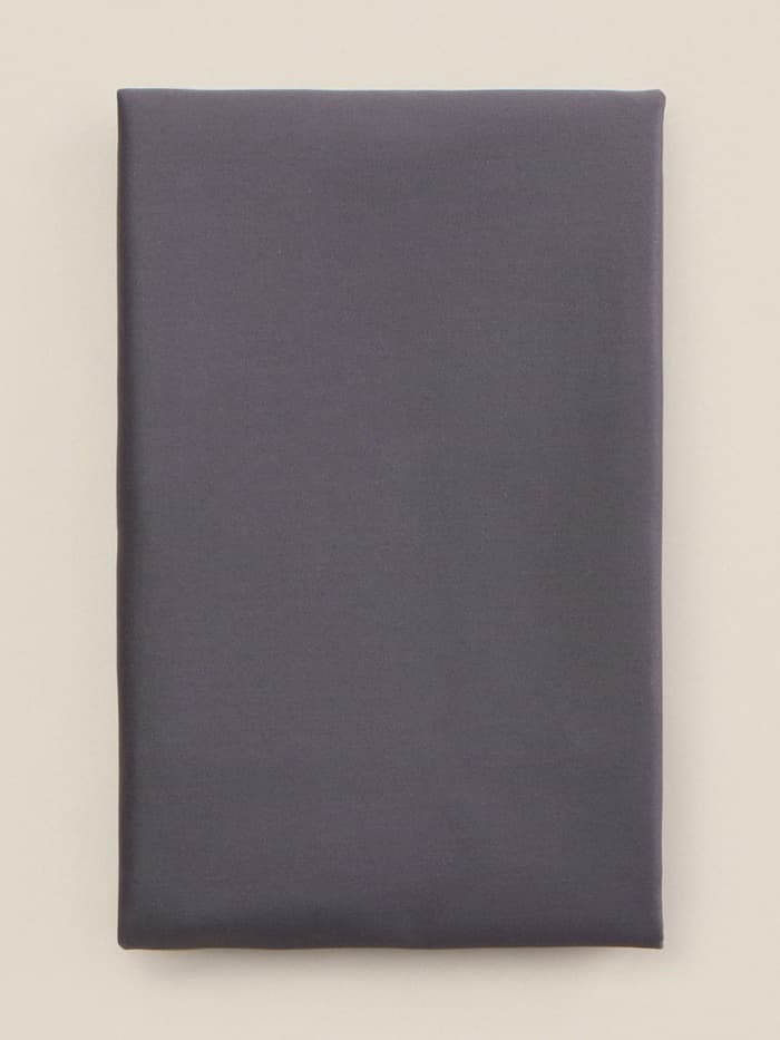 Наволочка SL Home Graphite 300ТС, 70×70+3 см, сатин, хлопок 100%, графитовая