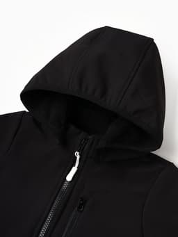 Комбинезон демисезонный для мальчиков MINAKU из Softshell на флисе, непромокаемый, чёрный, рост 122 см