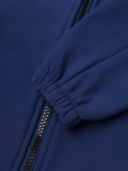 Комбинезон демисезонный для мальчиков MINAKU из Softshell на флисе, непромокаемый, тёмно-синий, рост 116 см