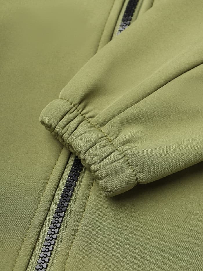 Комбинезон демисезонный для мальчиков MINAKU из Softshell на флисе, непромокаемый, оливковый, рост 122 см