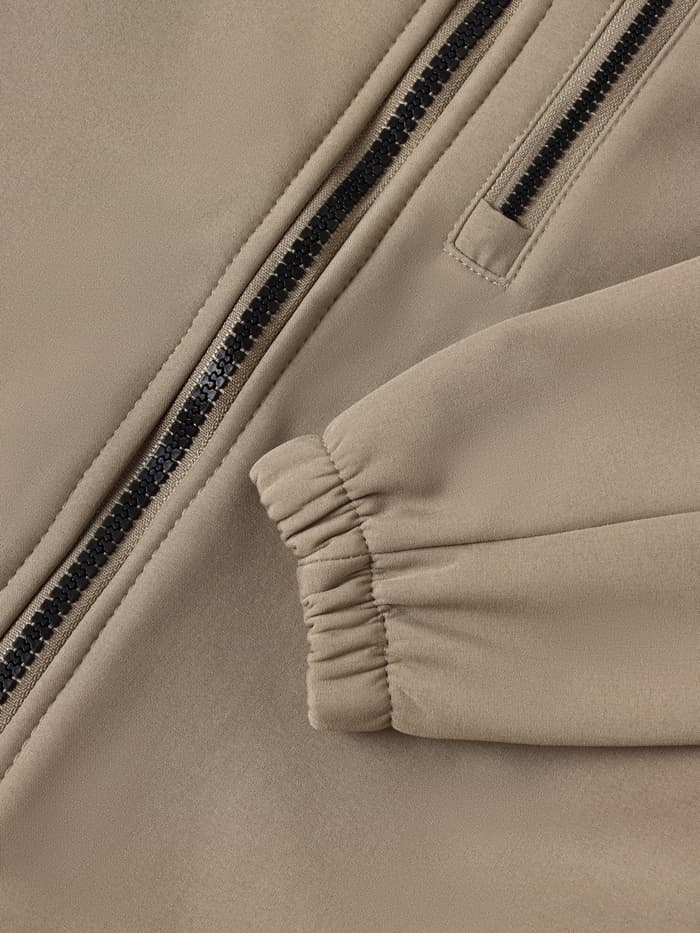 Комбинезон для девочки MINAKU: Softshell на флисе, непромокаемый, цвет хаки, рост 110 см