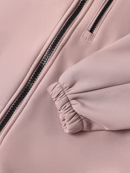 Комбинезон для девочки MINAKU: Softshell на флисе, непромокаемый, розовый, рост 104 см