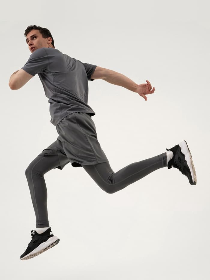 Тайтсы мужские Resport, размер 52, серые