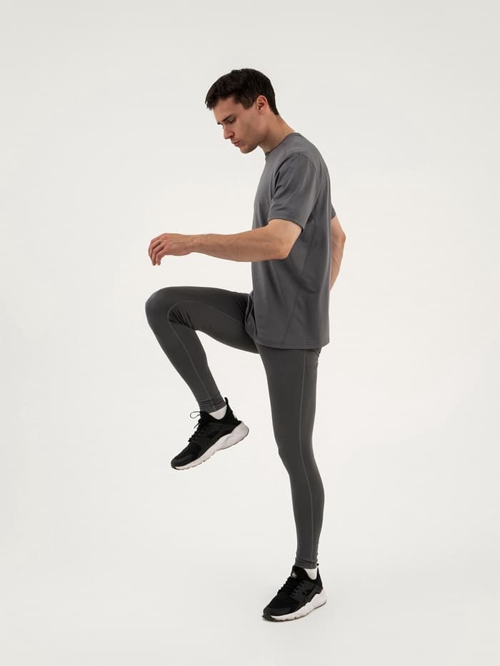 Тайтсы мужские Resport, размер 52, серые