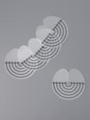 Разделители прядей для наращивания волос, набор - 5 шт.