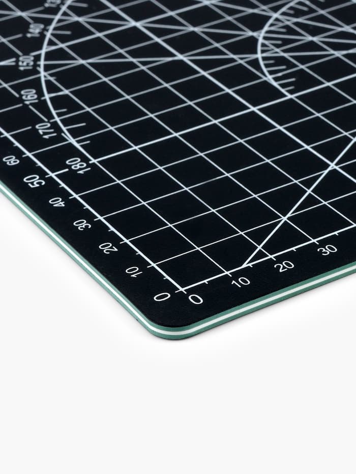 Мат для резки TEIRA, пятислойный, 60×45 см, А2, чёрный