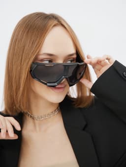 Очки солнцезащитные спортивные, uv 400, ширина 16.3 см, дужка 13.7 см, высота 6.3 см