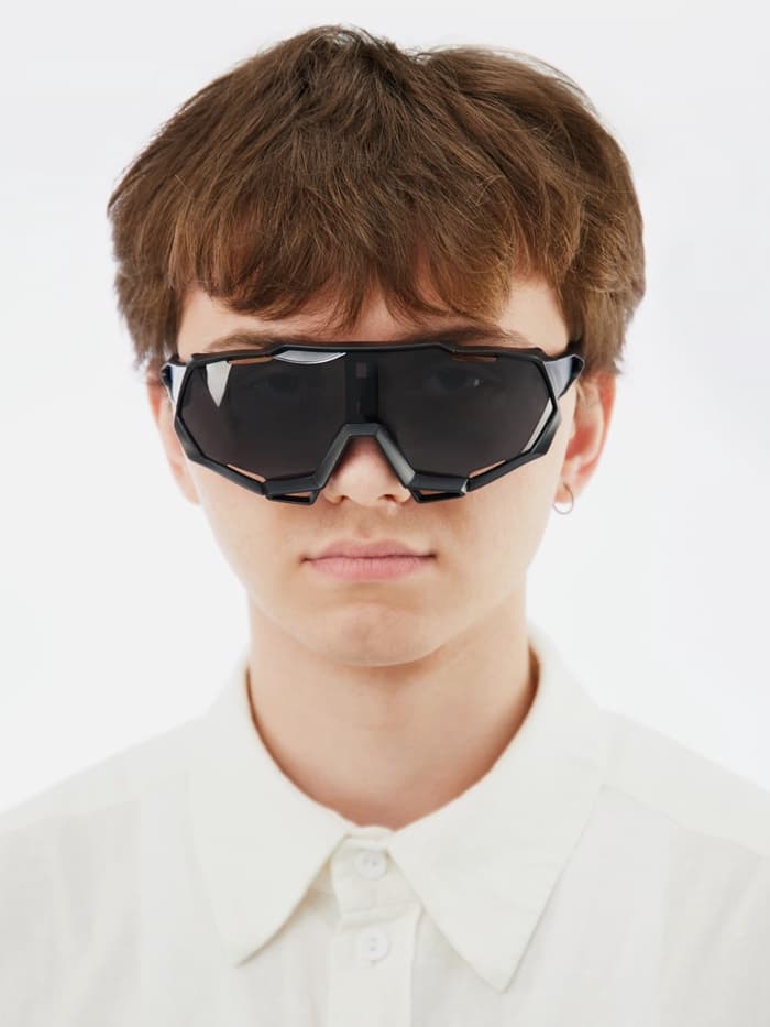 Очки солнцезащитные спортивные, uv 400, ширина 16.3 см, дужка 13.7 см, высота 6.3 см