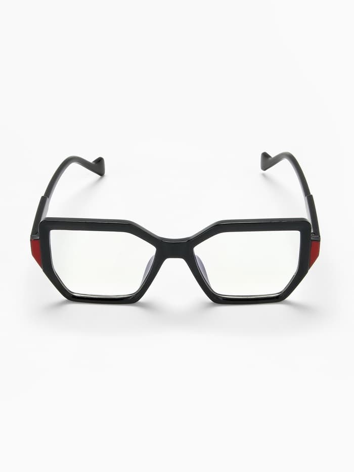 Очки для компьютера, имиджевые, ширина 14.3 см, дужка 14.5 см, линза 6.4×5.1 см