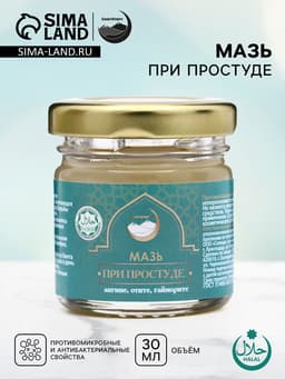 Мазь при простуде, ангине, отите, гайморите, GoryStepy, 30 мл