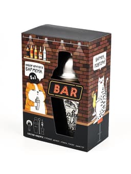 Набор для приготовления коктейлей «Бармен, повтори», 5 предметов