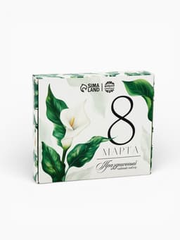 Чай подарочный «8 Марта», листовой 2 шт. × 20 г, пакетированный 12 шт.