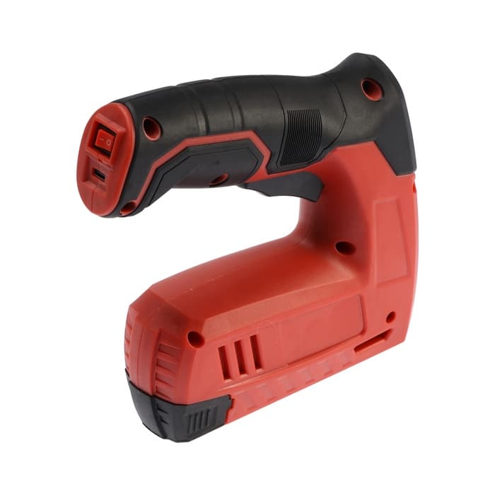 Степлер аккумуляторный ТУНДРА, 4 В, 1.5 Ач, Li-lon, 40 уд/мин, оснастка в комплекте