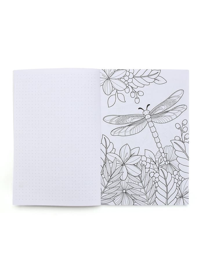 Ежедневник-Смэшбук раскраска антистресс А5, 80 листов «Счастье. 8 марта»