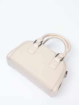 Сумка женская саквояж на молнии, 22×7×14 см, белая