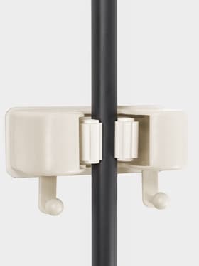 Держатель для швабр настенный самоклеящийся, 11.8×6.3×4.5 см