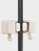 Держатель для швабр настенный самоклеящийся, 11.8×6.3×4.5 см