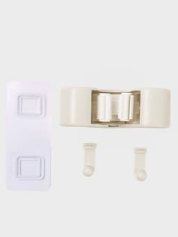 Держатель для швабр настенный самоклеящийся, 11.8×6.3×4.5 см