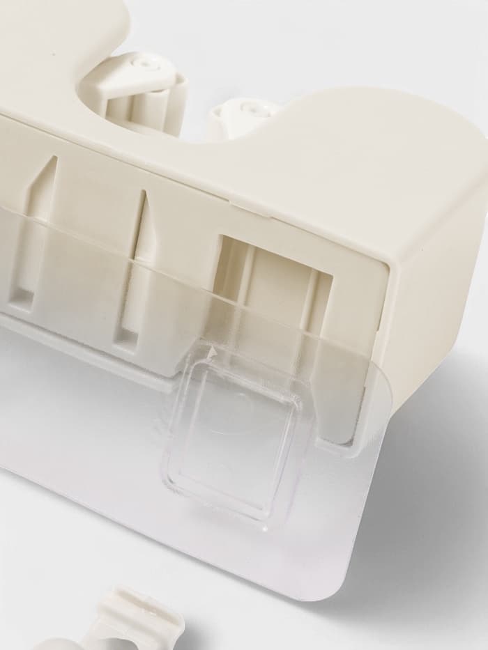 Держатель для швабр настенный самоклеящийся, 11.8×6.3×4.5 см