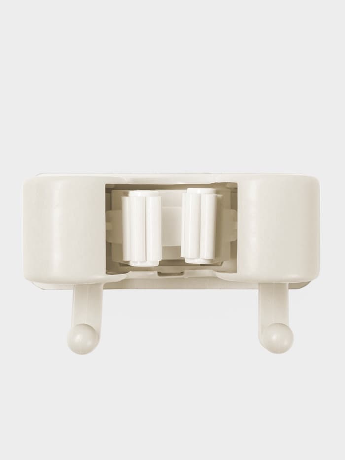 Держатель для швабр настенный самоклеящийся, 11.8×6.3×4.5 см