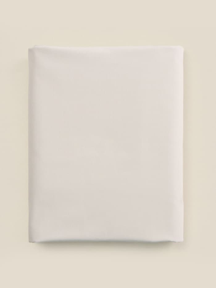 Простыня на резинке евро SL Home, 200×200+30 см, перкаль, молочная