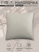 Наволочка SL Home Percale 300ТС, 70×70+3 см, перкаль, хлопок 100%, оливковая