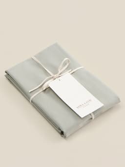 Наволочка SL Home Percale 300ТС, 70×70+3 см, перкаль, хлопок 100%, оливковая